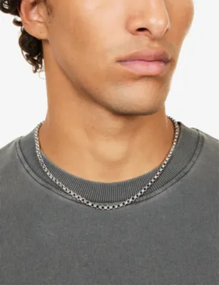 SERGE DENIMES Maille Sterling-Silver Chain Necklace detail 2