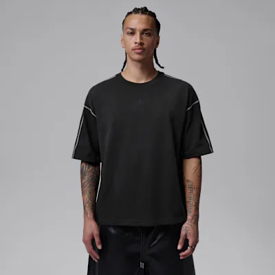 Jordan Flight Men's Heavyweight Short-Sleeve Top - Black/Sail/Black