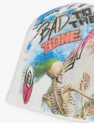 HELLSTAR Paint Surfer Cotton Beanie in MULTI, additional product view 2