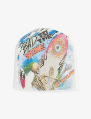 HELLSTAR Paint Surfer Cotton Beanie in MULTI – Mens | Hats | Beanies