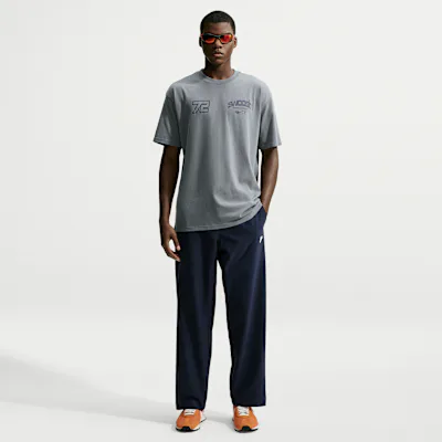 Nike Club Men's Straight Stretch Trousers - Obsidian/White in Obsidian/White – Nike men's and unisex