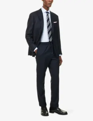 CORNELIANI Long-Sleeve Wrinkle-Free Cotton Shirt detail 2