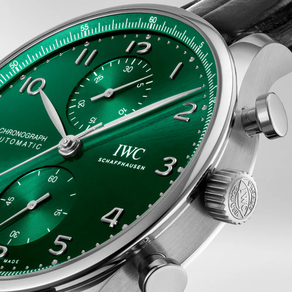 IWC Portugieser Chronograph detail 3