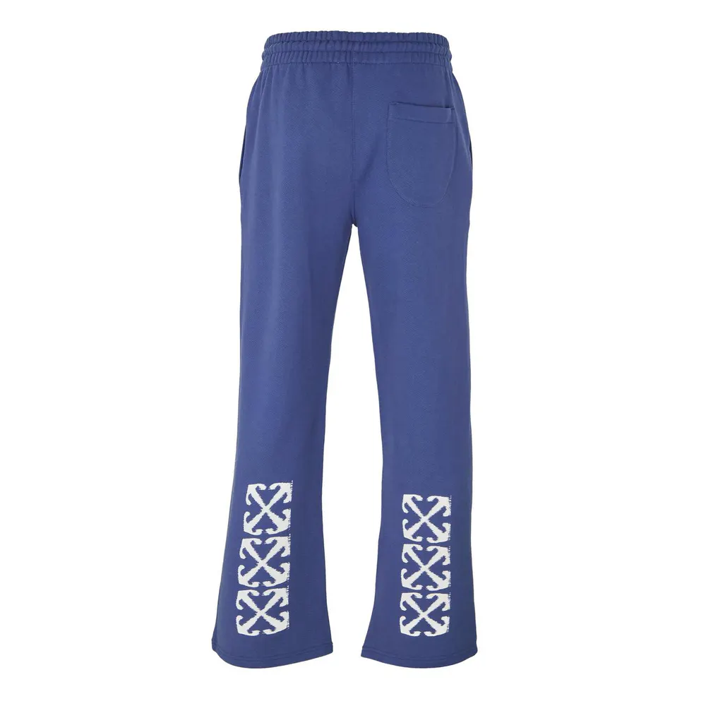 Off White Men's Arrow Closed Hem Fleece Joggers detail 2