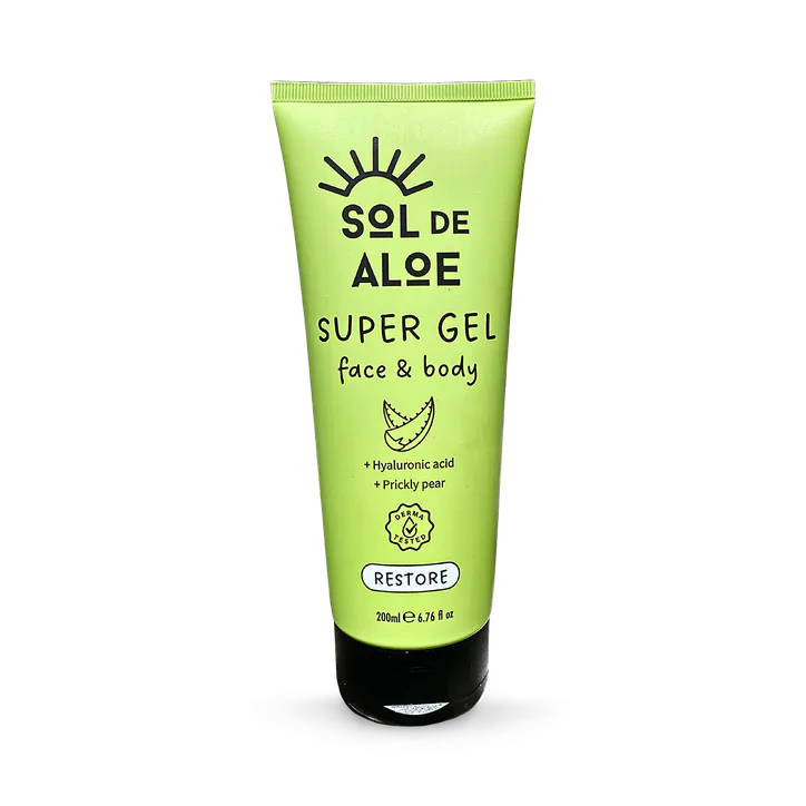 Sol de Aloe Aloe Vera Super Gel with Hyaluronic Acid & Prickly Pear 200ml