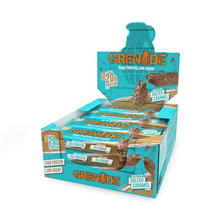 Grenade Choc Chip Salted Caramel Protein Bar 12 x 60g
