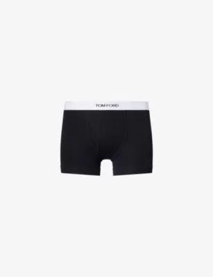 TOM FORD Logo-Waistband Cotton-Jersey Boxer Briefs