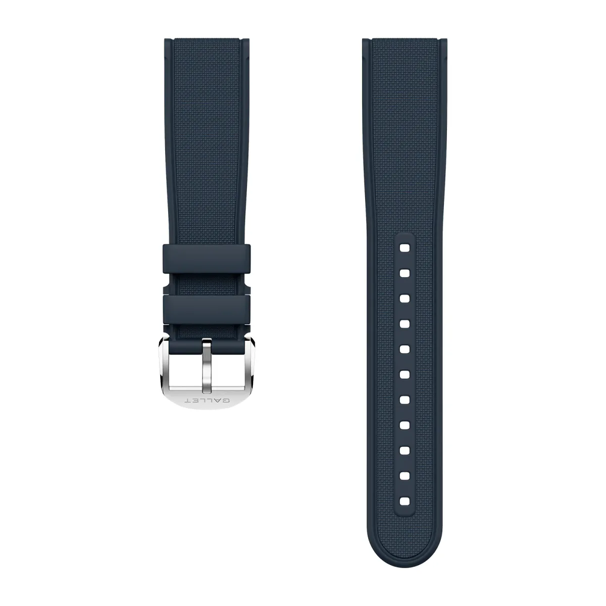 Gallet Blue Rubber Strap - Standard Length 16cm-19cm