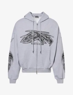 GODMADE Vivid Logo-Print Cotton Hoodie