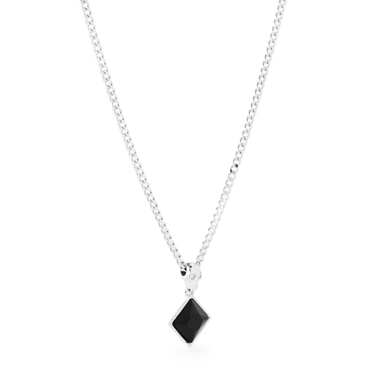 Alexander McQueen Men's Alex Twin Skull Chain Necklace
