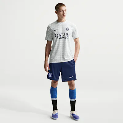 Nike Inter Milan Strike Men's Nike Dri-FIT Football Knit Shorts - Blue Void/Lyon Blue/White