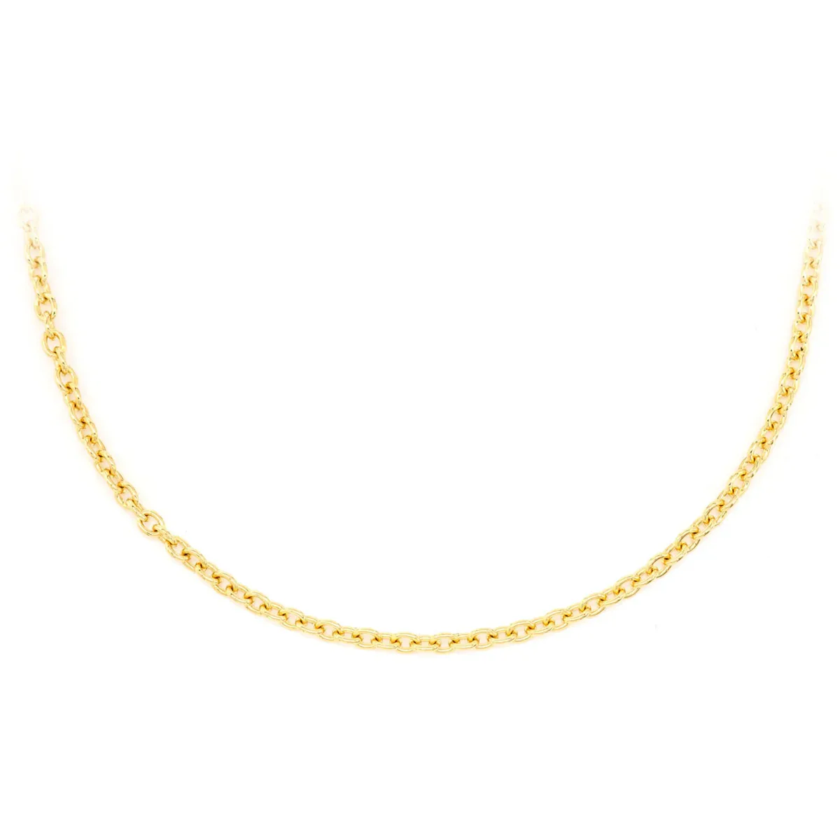 For Him Rolo Gold Chain in 2mm / Yellow Gold / 22" – Chain