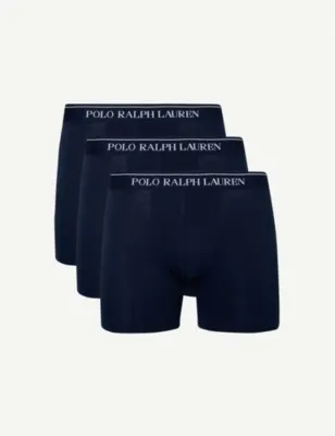 POLO RALPH LAUREN Pack of three slim-fit stretch-cotton boxer briefs