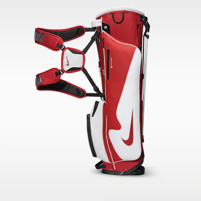Nike Air Max Lite Golf Bag - University Red/Pure Platinum/University Red