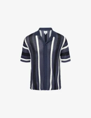 RAITH Della Graphic Cotton-Crochet Shirt
