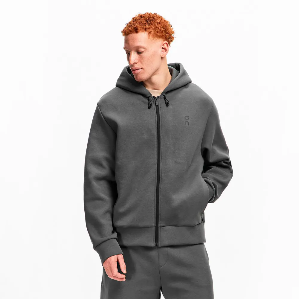 On Men's Focus Zip Hoodie detail 3