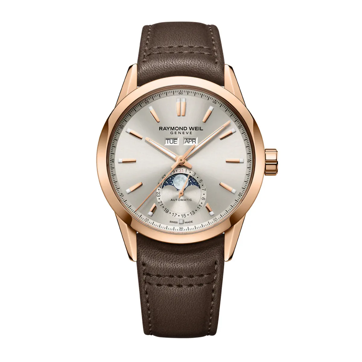 Raymond Weil Freelancer Automatic 40mm Mens Watch Silver