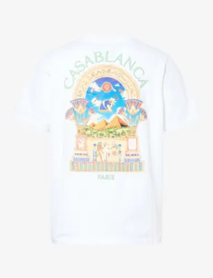 CASABLANCA Classic Egypt Cotton T-Shirt