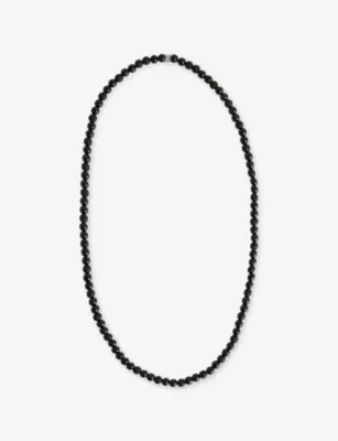 THOMAS SABO Talisman Beaded Sterling-Silver Onyx Necklace