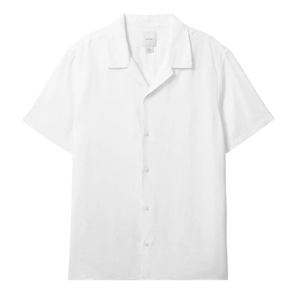 Calvin Klein Men's Short Sleeve Plain Shirt