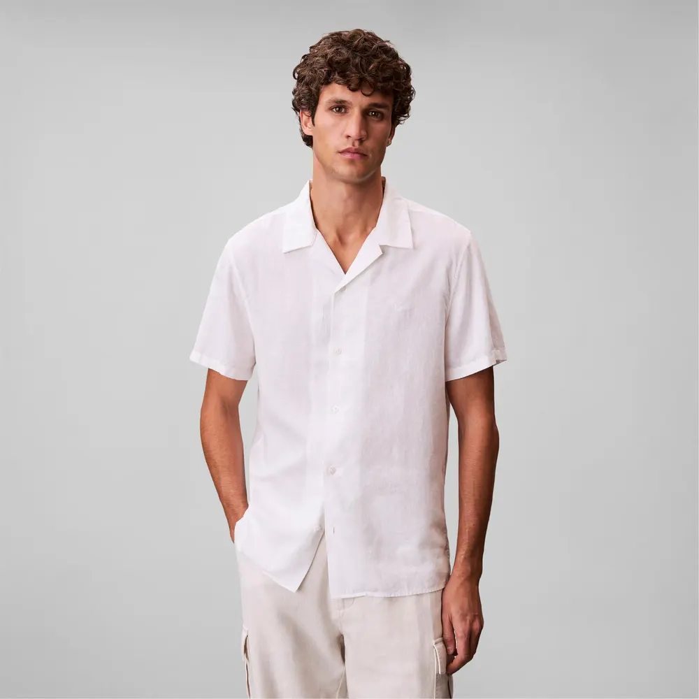 Calvin Klein Men's Short Sleeve Plain Shirt detail 3