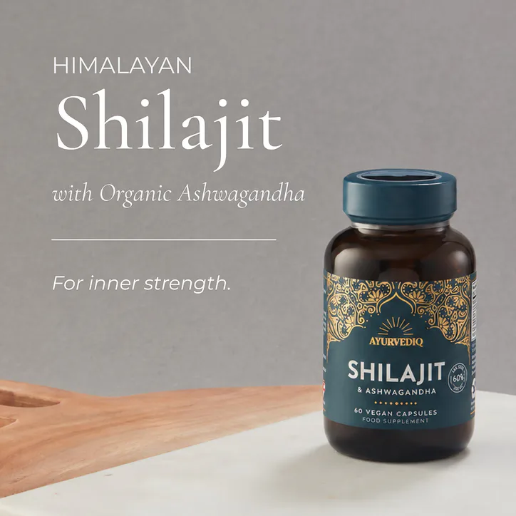 Ayurvediq Shilajit Extract & Organic Ashwagandha - 60 Capsules detail 3