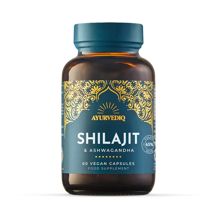 Ayurvediq Shilajit Extract & Organic Ashwagandha - 60 Capsules
