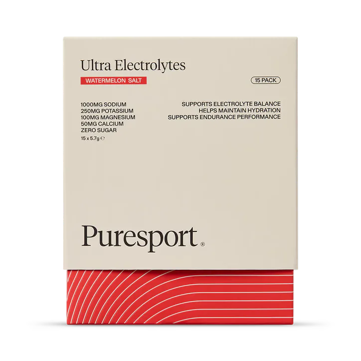 Puresport Ultra Electrolytes Watermelon 15 Sachets – Active Nutrition > Hydration & Gels > Electrolytes