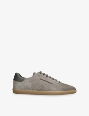 ZEGNA 232 Suede Trainers - EUR 42 / 8 UK MEN in GREY – Mens | Trainers | Lace up trainers