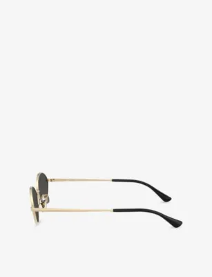 RAY-BAN RB3757 Kai Oval-Frame Metal Sunglasses detail 3