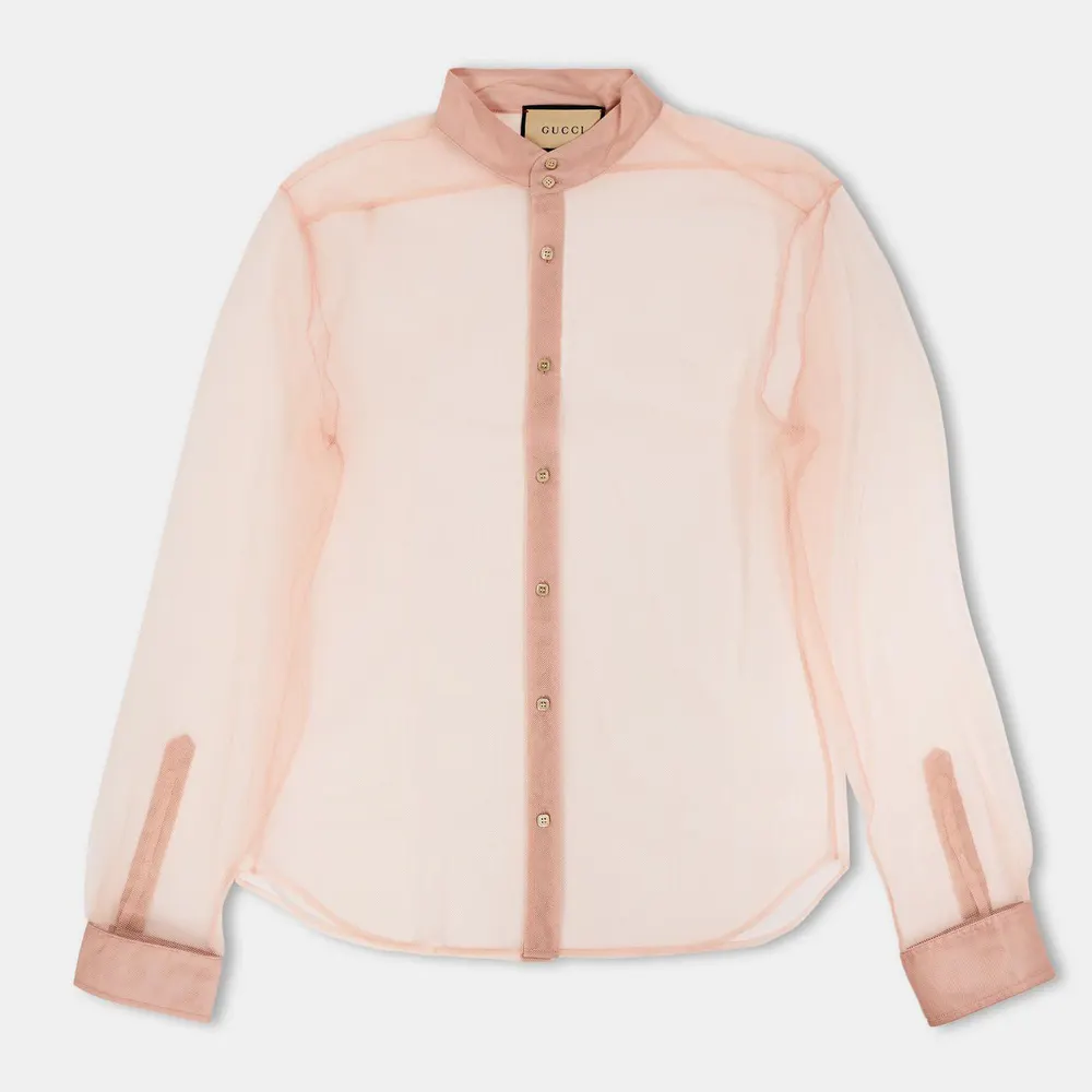 Gucci Men's Long Sleeve Plain Shirt