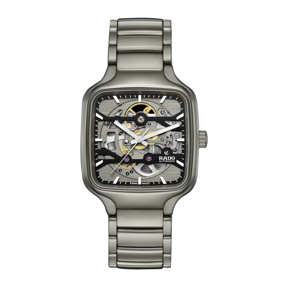 Rado True Square Automatic Skeleton 38mm Unisex Watch