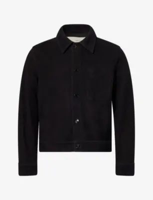 AMI PARIS Embossed ADC Suede Jacket