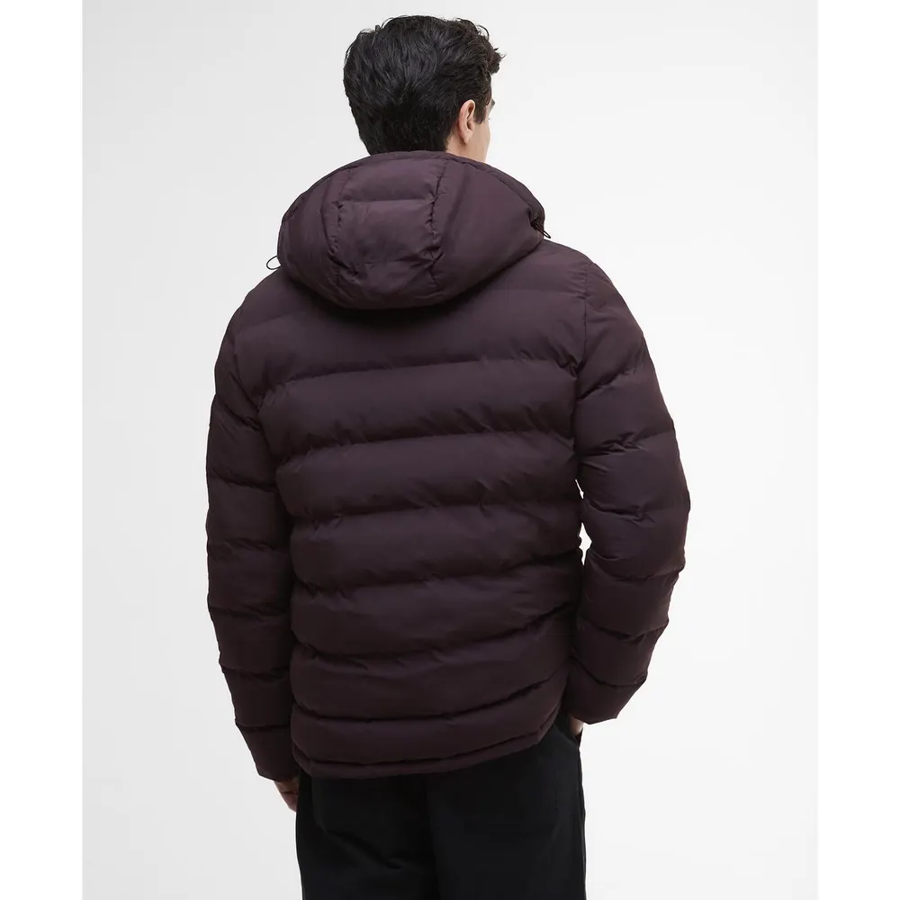 Barbour International Men's Daleson Hooded Long Sleeve Long Puffer Jacket detail 3