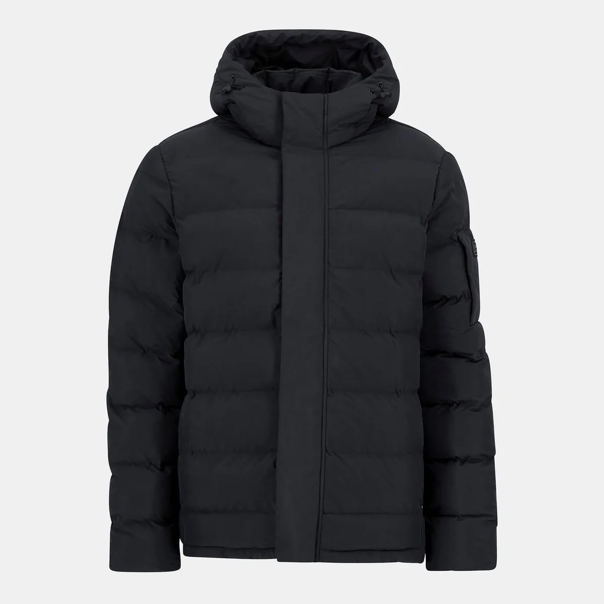 Barbour International Men's Daleson Hooded Long Sleeve Long Puffer Jacket
