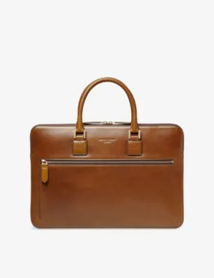 ASPINAL OF LONDON Connaught Folio Leather Briefcase