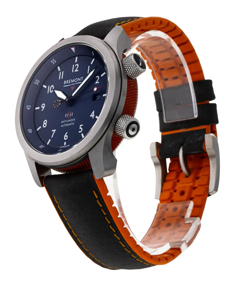 Bremont Martin Baker MBII-SS-BL-C-O-P-11R — 2021 — Very good in Blue Arabic, additional product view 2