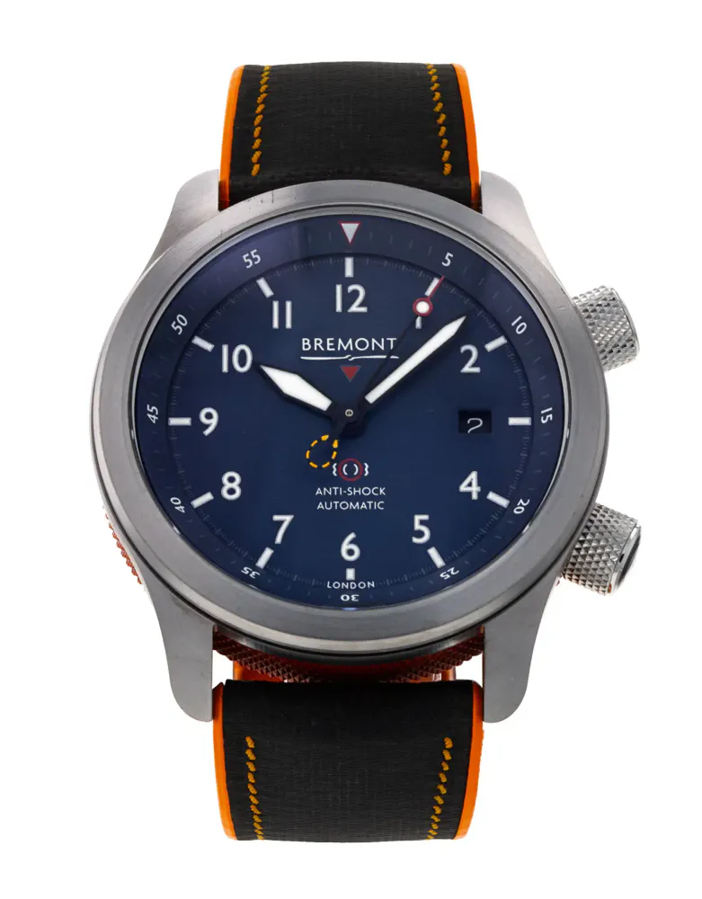 Bremont Martin Baker MBII-SS-BL-C-O-P-11R — 2021 — Very good in Blue Arabic – Pre-owned watches