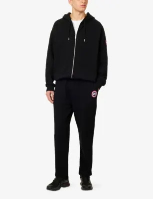 CANADA GOOSE Rove Tapered-Leg Cotton-Jersey Jogging Bottoms detail 2