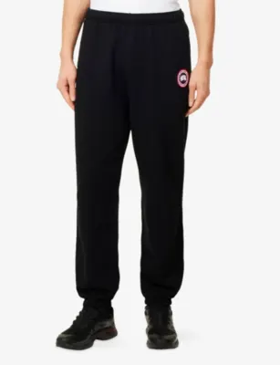 CANADA GOOSE Rove Tapered-Leg Cotton-Jersey Jogging Bottoms detail 3
