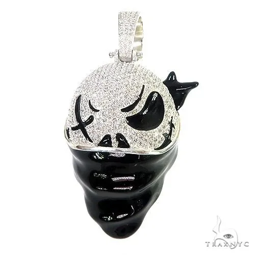 RINA - For Him CUSTOM Custom Made Jack Skellington Diamond Pendant 67239 – Pendant