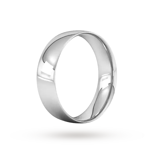 For Him 6mm Traditional Court Standard Wedding Ring In 18 Carat Yellow Gold, additional product view 2