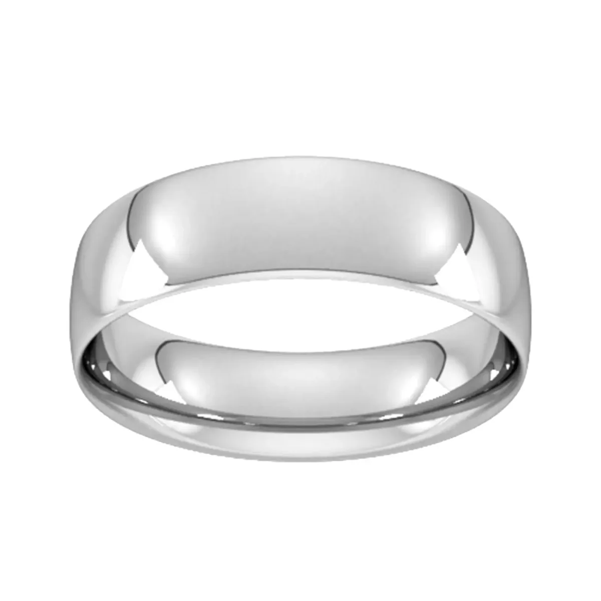 For Him 6mm Traditional Court Standard Wedding Ring In 18 Carat Yellow Gold