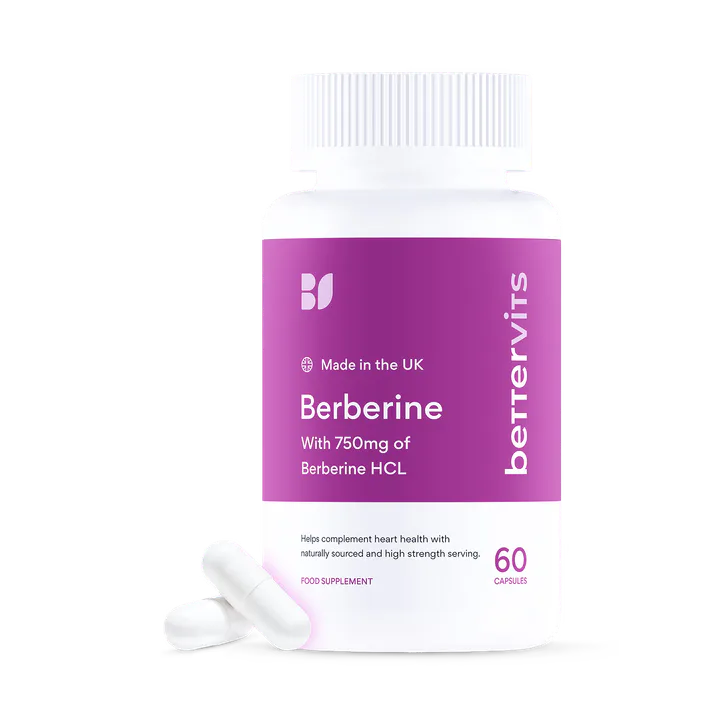 Bettervits Berberine Capsules with 750 MG of Berberine HCl 60 Capsules – Weight Management > Berberine