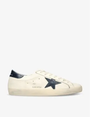 GOLDEN GOOSE Super-Star leather low-top trainers - Beige - EUR 40 / 6 UK MEN in Beige – Mens | Trainers | Lace up trainers
