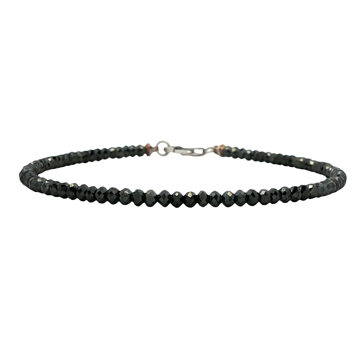 AHMED - MOON JEWELRY Black Diamond Bead Bracelet 70925 in 7 inches – Bracelet