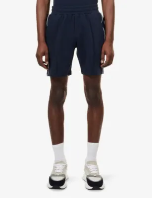 ARNE Everyday Luxe Piping Cotton-Blend Track Shorts detail 3