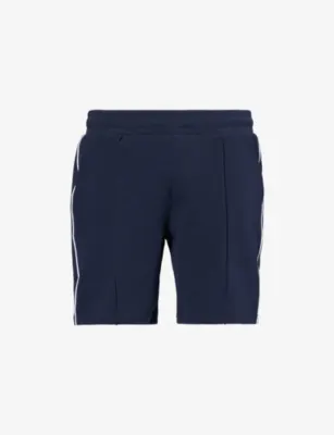 ARNE Everyday Luxe Piping Cotton-Blend Track Shorts