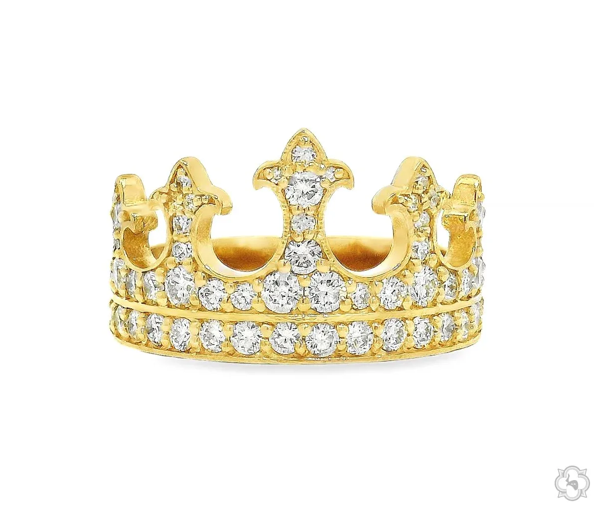 RINA - For Him CUSTOM Diamond Crown Ring 70701 in Rose Gold / 10 – Ring