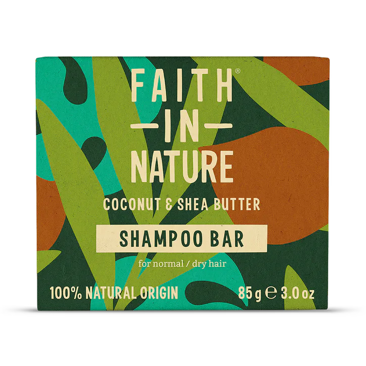 Faith in Nature Shampoo Bar for Dry Hair Coconut & Shea Butter 85g